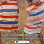 tribal women link arms