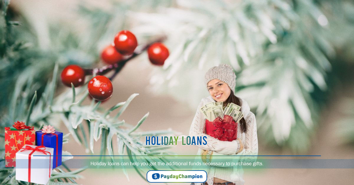 Holiday Loans: Apply Online | PaydayChampion