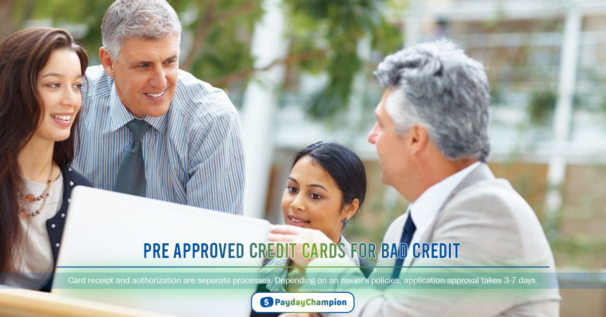Pre Approved Credit Cards For Bad Credit: Guaranteed Approval